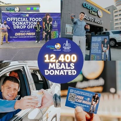 Celebrating thousands of meals donated to the community